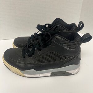 Jordan Kids Black and Gray Sneakers